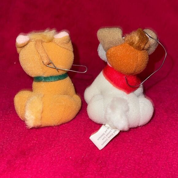 1988 McDonald’s Disney Oliver and Company Dodger & Oliver Plush Ornaments - Picture 4 of 8